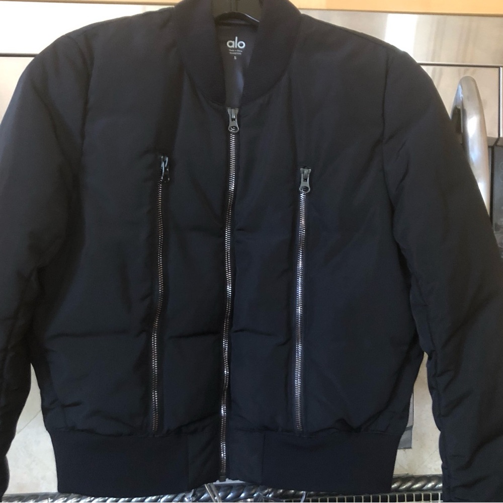 Alo Yoga Off Duty Bomber Jacket S - Picture 4 of 7